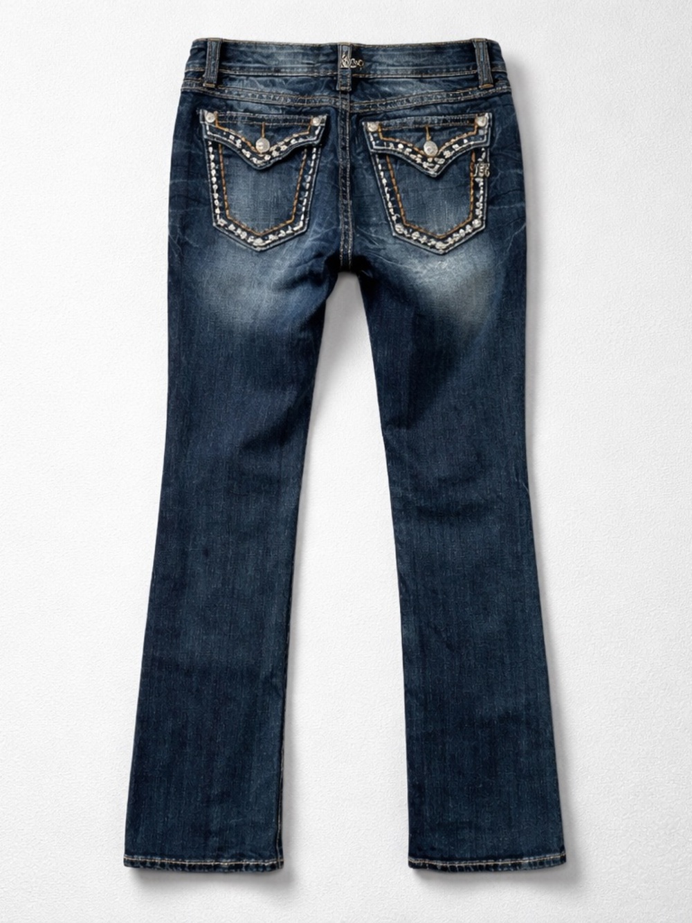 Miss Me Dark Blue Flared Jeans - Picture 2 of 6